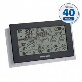 Wetterstation HYUNDAI WS2094 INTERNET schwarz/silber