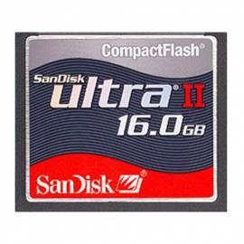 Service Manual Memory Card SANDISK CF Ultra 16 GB (55431) schwarz