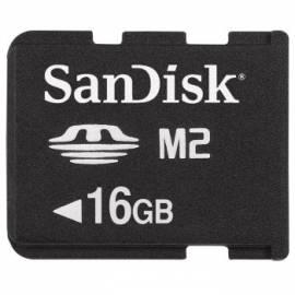 Memory Card SANDISK MS Micro M2 16 GB (55709) schwarz Gebrauchsanweisung