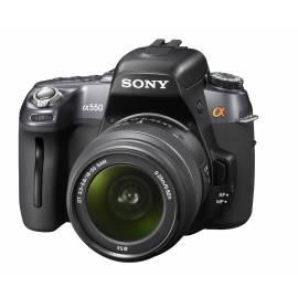 Benutzerhandbuch für Digitalkamera SONY Alpha DSLR-A550L black