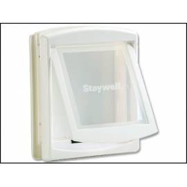 Weiße Tür mit transparenten Flapem 740-PCs (054-740)