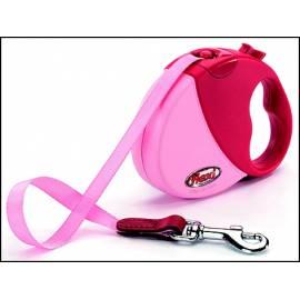 Leine FLEXI Mini deLuxe (194-995)-Rosa